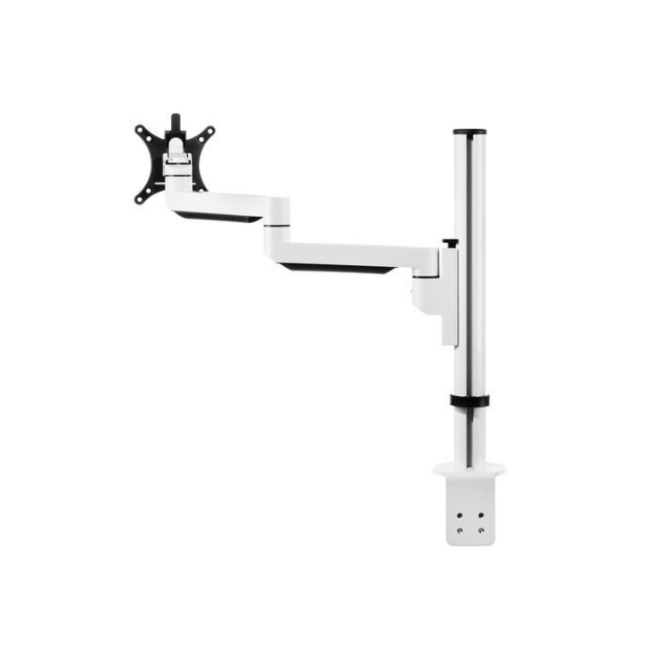 Filex, Galaxy enkel monitorarm lang, wit - 2
