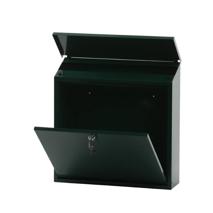 Wandbrievenbus Malagan | 370x115x370mm | Groen | VB 440050 - 1