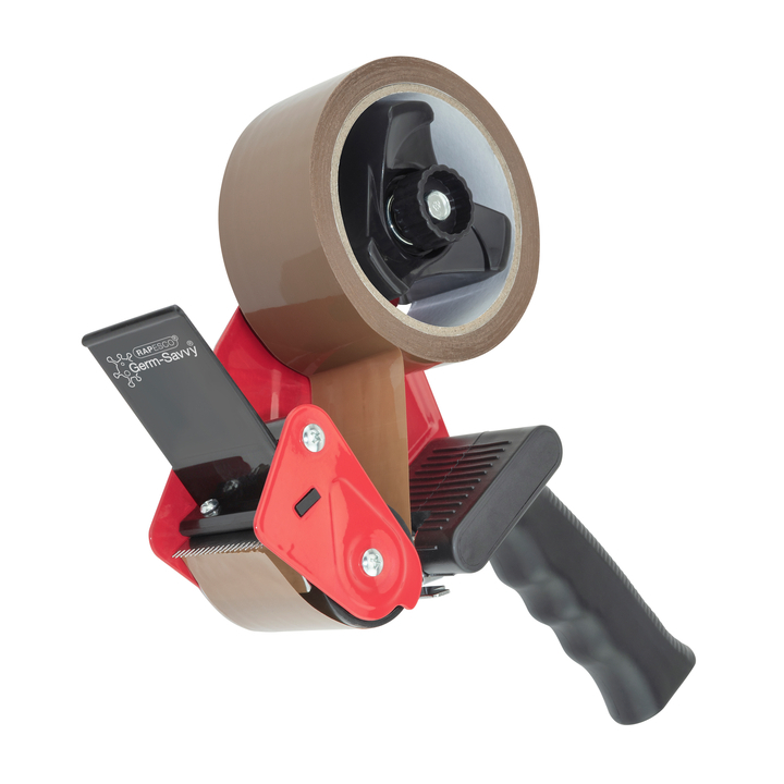 Rapesco, dozensluiter / tape dispenser, 50mm x 50 meter, antibacterieel, inclusief rol tape - 0