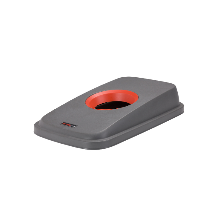 Selecto Basic, blik deksel, grijs/rood, VB 157928 - 0