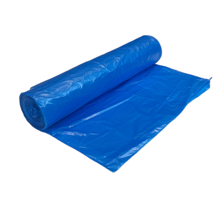 Vuilniszak | HDPE | 70x110cm | 120 Liter | T25 | Blauw (25 rollen x 20 zakken)  - 0