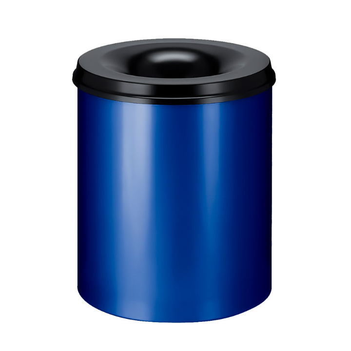 Metalen Papierbak | Vlamdovend | 80 Liter | Blauw | VB 108000 - 0