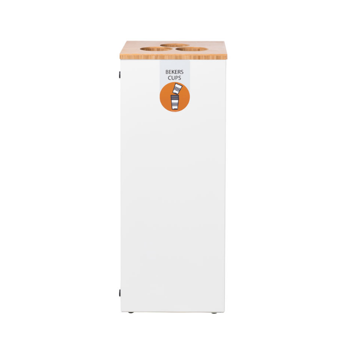 Lune Paxa Medium, modulaire afvalscheidingsbak, 34 liter, wit VB 730902 | bekers - 0