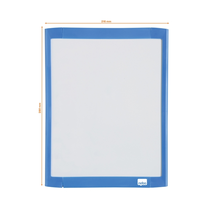 Whiteboard nobo 21.6x28cm gelakt assorti(1903816) - 1