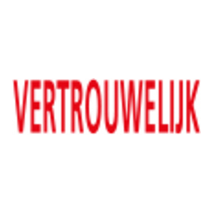 Tekststempel colop printer 20 vertrouwelijk rood - 1