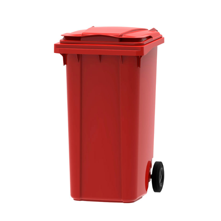 Rolcontainer, 240 liter, rood, VB 240000 - 0