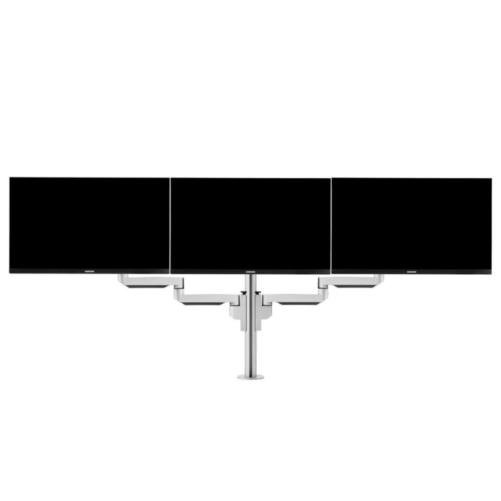 Filex, Galaxy Basic Triple Monitorarm, zilver - 0