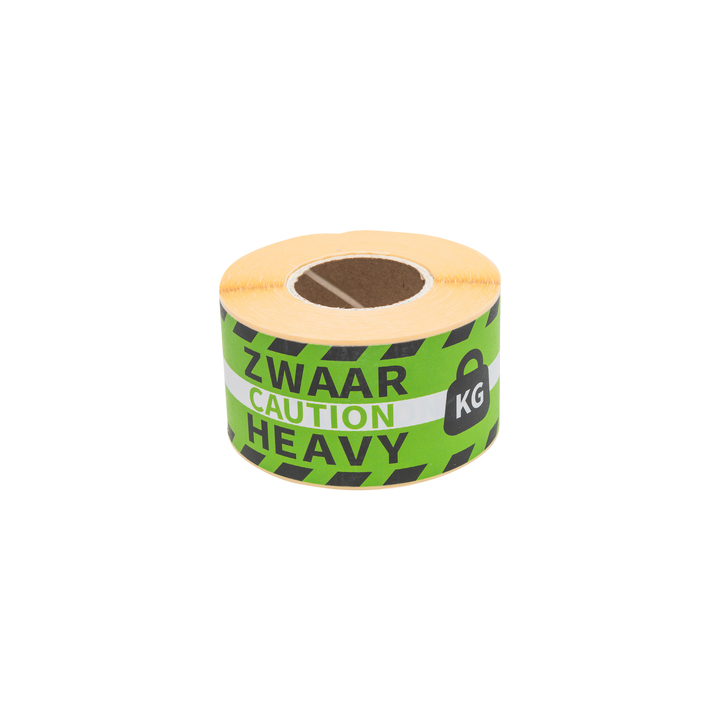 Etiket rillprint heavy groen(76103) - 0