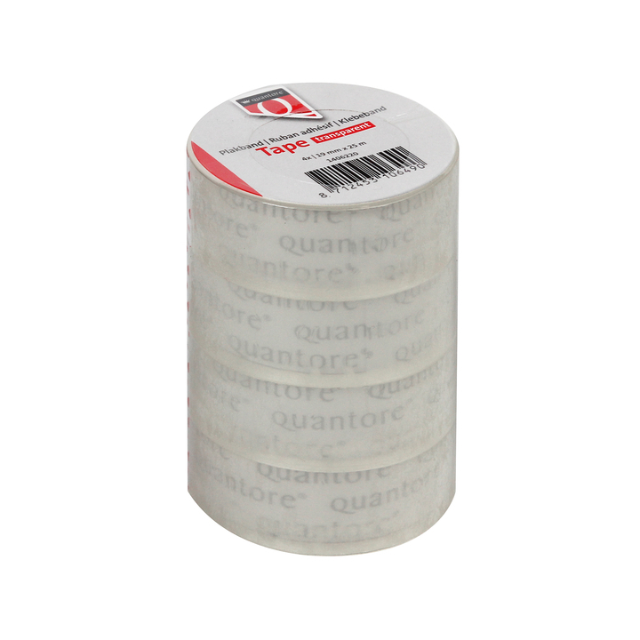 Plakband quantore 19mmx25m transparant(1406220) - 0