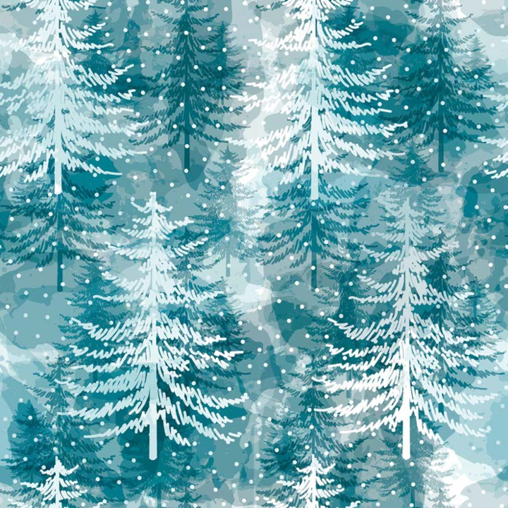 Kerstpapier, 50cm x 200m, coated papier, K692296 - 0