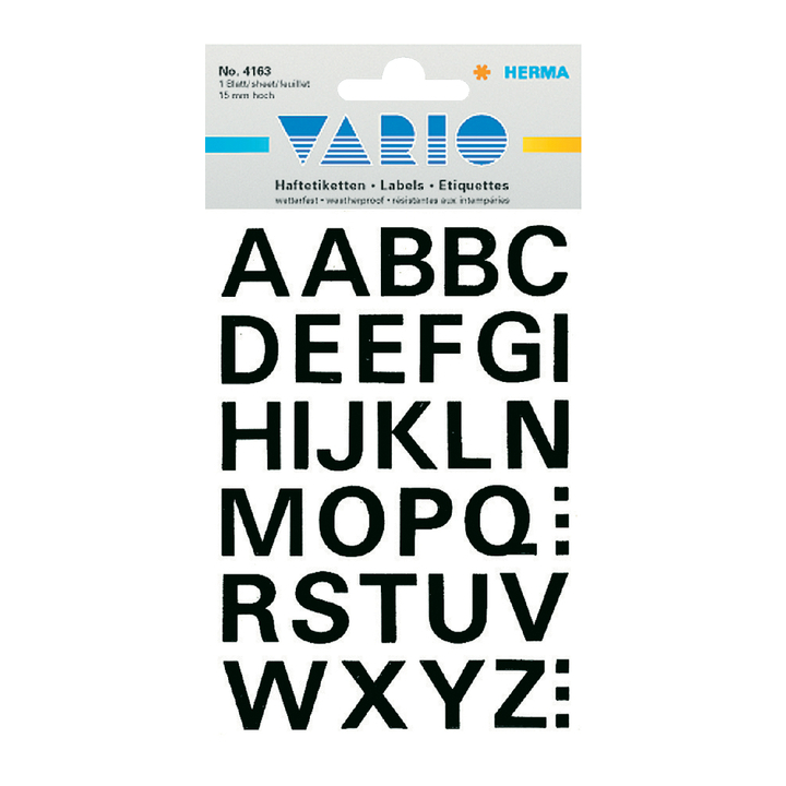 Etiket herma 4163 letter az 15mm - 0
