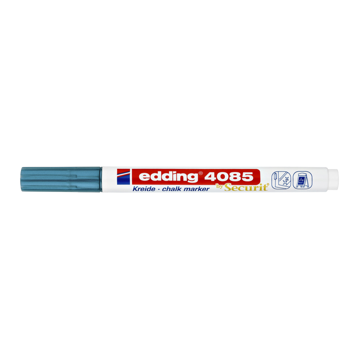 Krijtstift edding 4085 rond 1-2mm metallic blauw(6664073) - 0