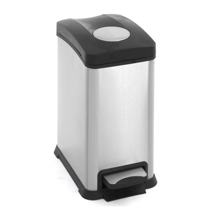 Eko Rejoice, pedaalemmer, 12 liter, mat RVS, VB 922812 - 0