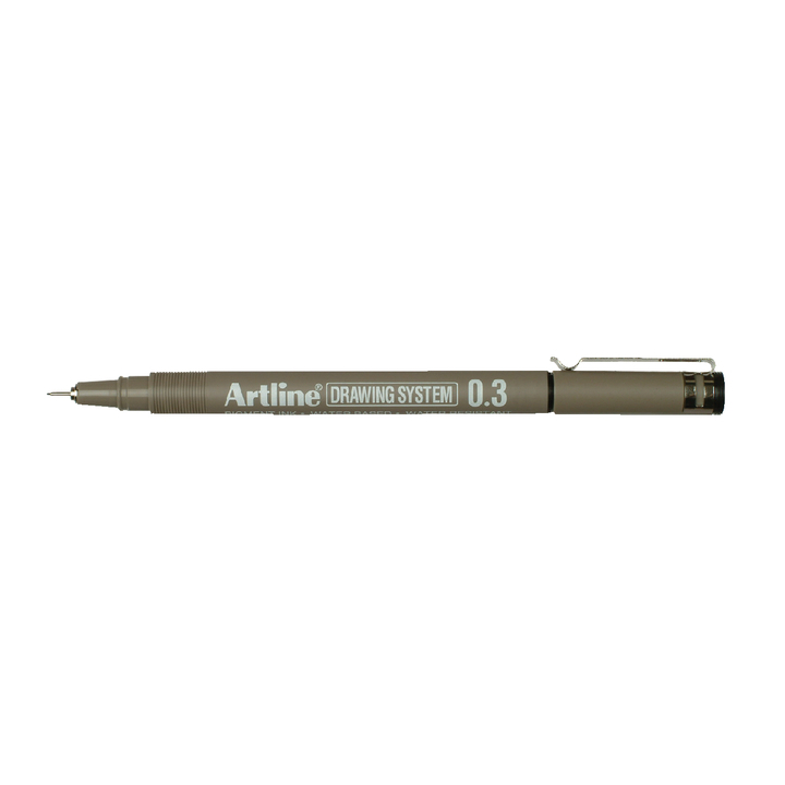 Fineliner artline 0.3mm zwart - 0