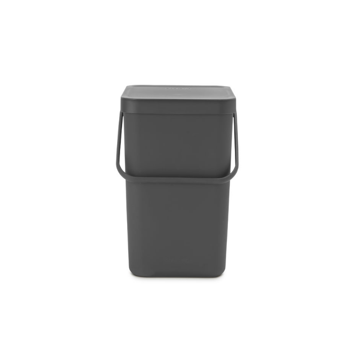 Brabantia, sort & go afvalemmer, 25 liter, grijs, VB 129940 - 2