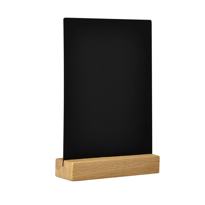 Krijtbord europel met houten voet a5(356280) - 0