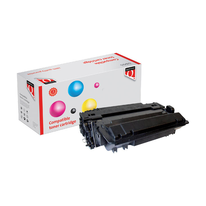 Quantore, tonercartridge, zwart (alternatief HP CE255X 55X) - 0