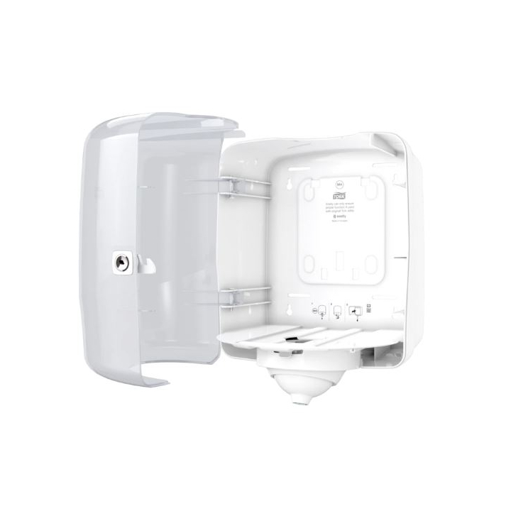 Tork Reflex | Midi Poetsrol Dispenser | Vel-Voor-Vel | M4 | Wit | 473190 - 1