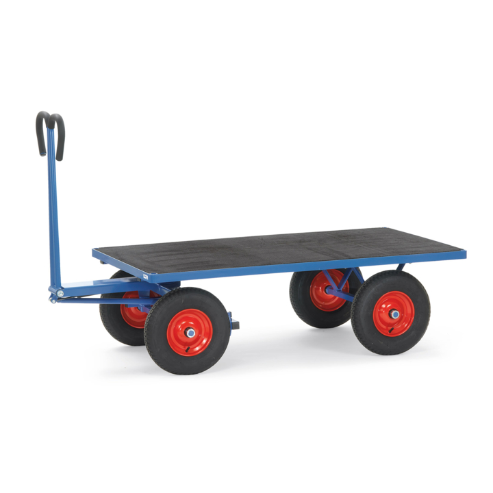 Handtrekwagen Platform 2000x1000mm 1250kg Luchtbanden - 0
