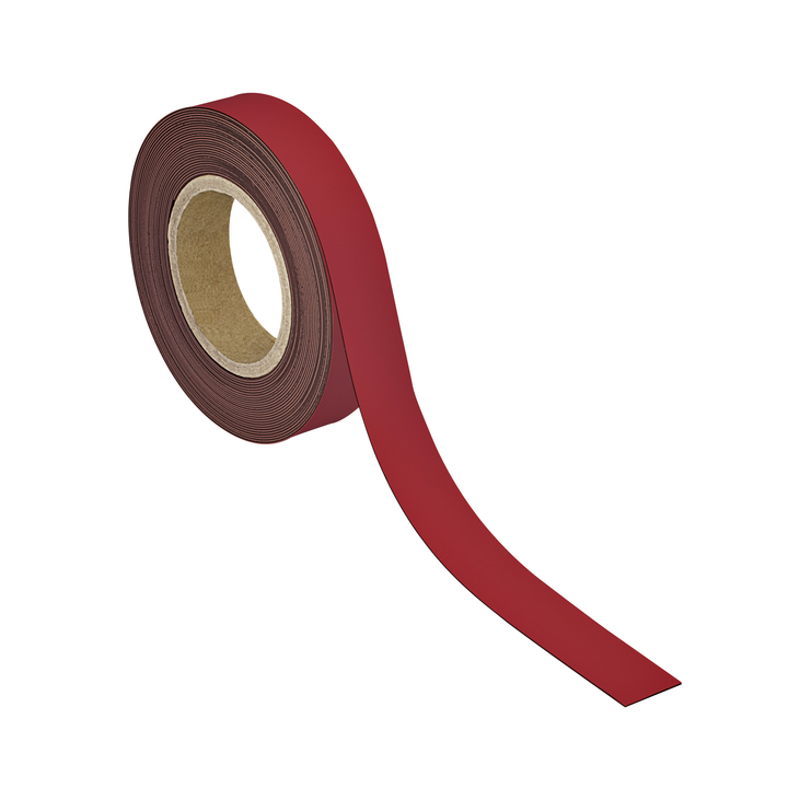 Magneetband maul schrijfbaar 10mx30mmx1mm rood(6524525) - 0