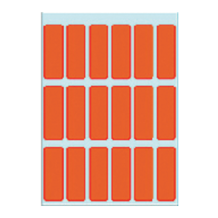 Etiket herma 3652 12x34mm rood 90st - 0