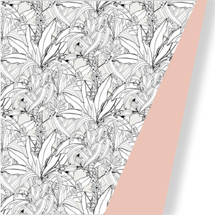 Cadeaupapier, 50cm x 200m, Tropical Leaves, K602232 - 0