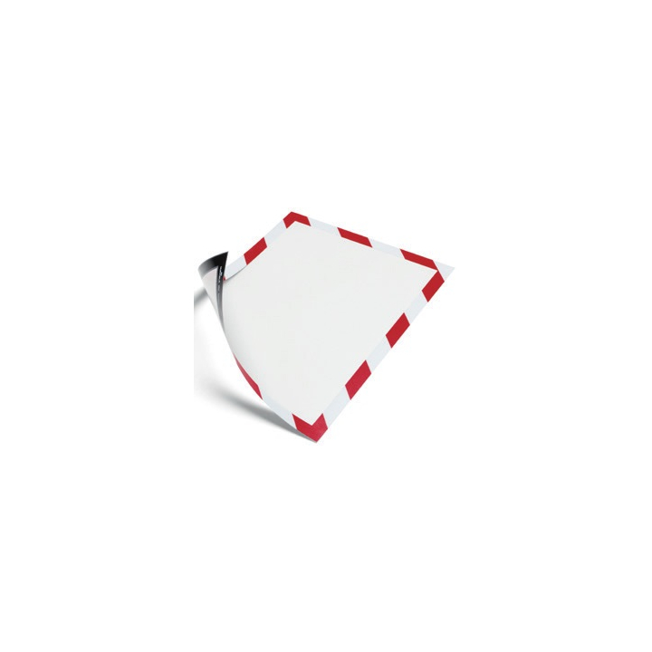 Magnetisch kader Security A4 rood/wit zak 5 stuks - 0