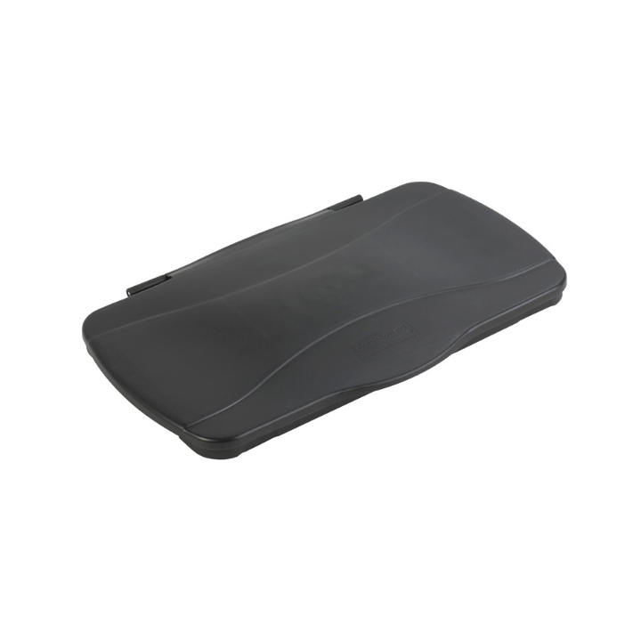 Rubbermaid Slim Jim, scharnierend deksel, zwart, VB 186413 - 0