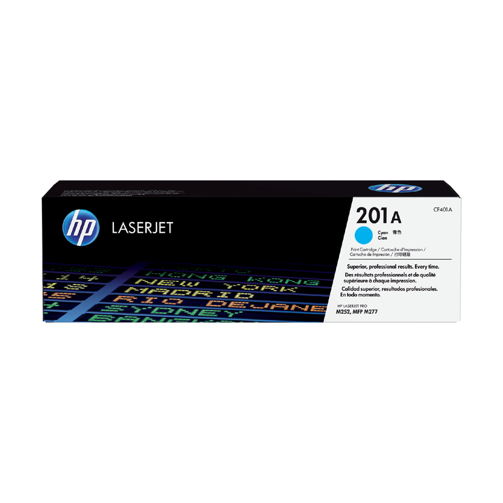 Tonercartridge hp 201a cf401a 1.4k blauw(cf401a) - 0