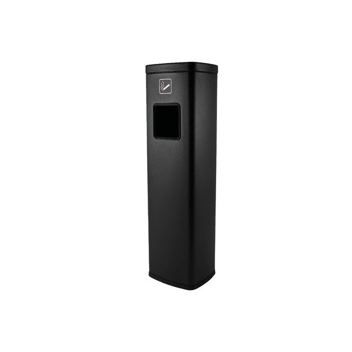 Afvalbak met asbak Brasq | 20 liter | AT400 | zwart (8602630) - 0