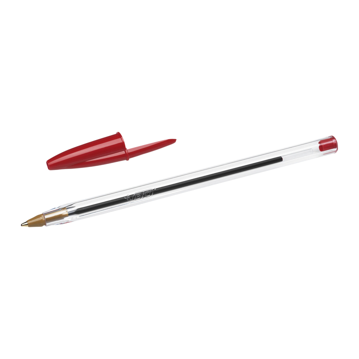 Balpen bic cristal rood - 0