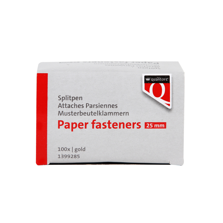 Splitpen quantore 25mm goud 100 stuks(1399285) - 0
