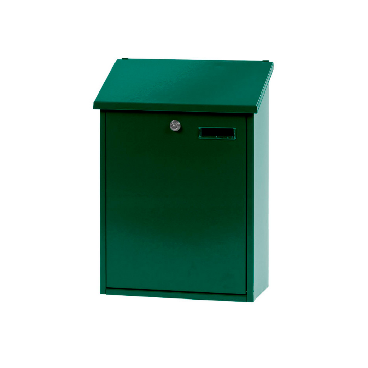 Wandbrievenbus Sebastian, 325x160x445 mm, groen, VB 440350 - 0