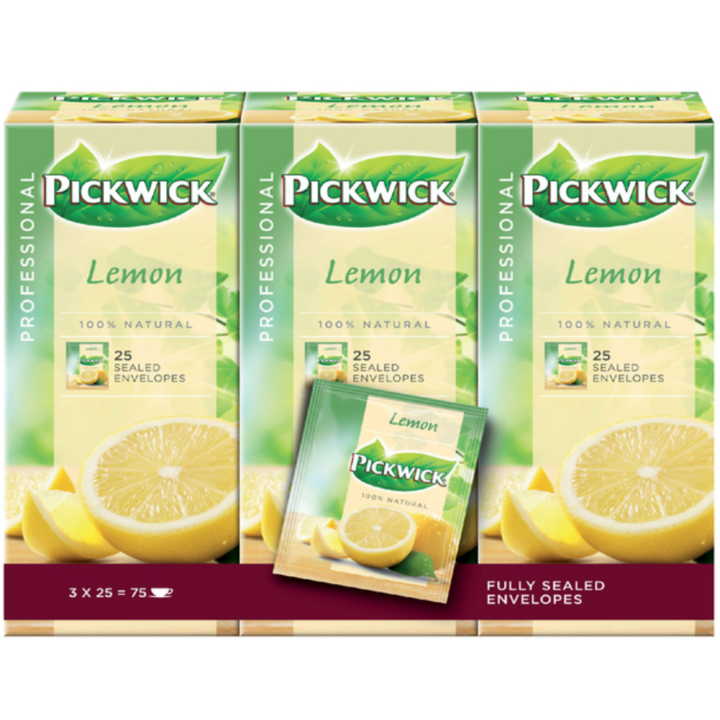Pickwick Professional, thee, 1.5 gram, citroen, 4016833 (25 stuks) - 0