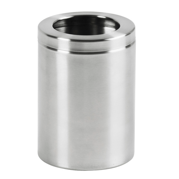 Tafelafvalbakje, open top, 2 liter, mat RVS, VB 043224 - 0