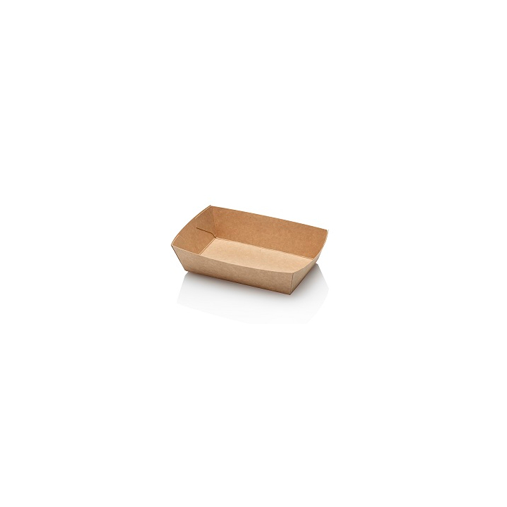 Snackbakje, kraft, A9, 120x70x35mm (5x100 stuks) - 0
