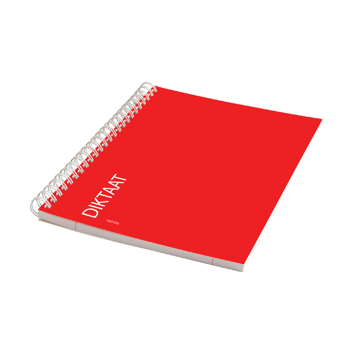 Dictaatschrift dubbelspiraal a5 80blad - 0