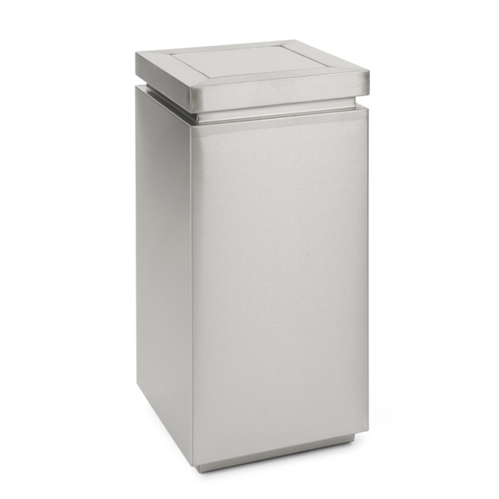 Tumble Deluxe, afvalbak, 110 liter, mat RVS, VB 666577 - 0