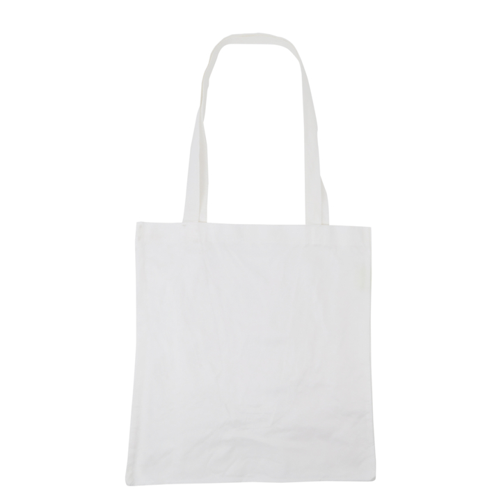 Draagtas, 38x42cm, bamboe, wit (200 stuks) - 0