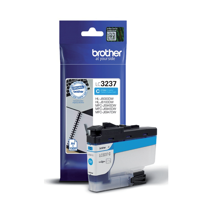 Inkcartridge brother lc-3237 blauw(lc3237c) - 0