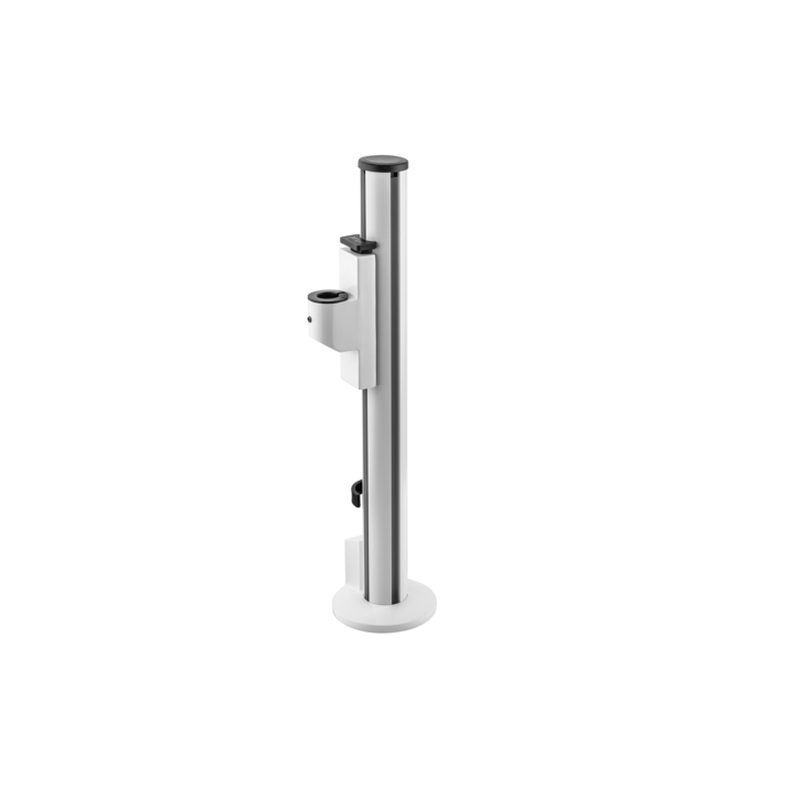 Filex, Galaxy monitorarm kort, topdown klem, Wit - 0