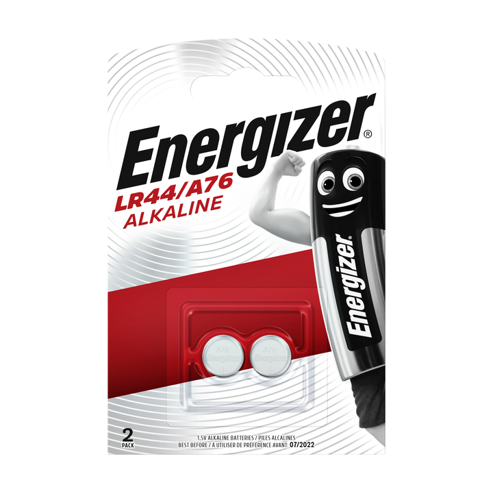 Batterij energizer lr44 alkaline 2st - 0