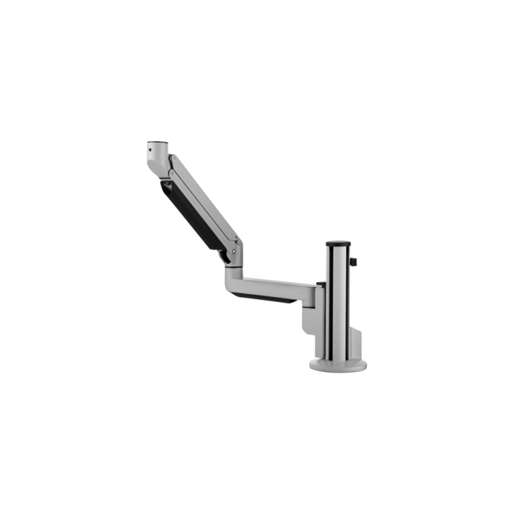 Filex, Galaxy monitorarm met gasveer, topdown klem, zilver - 0