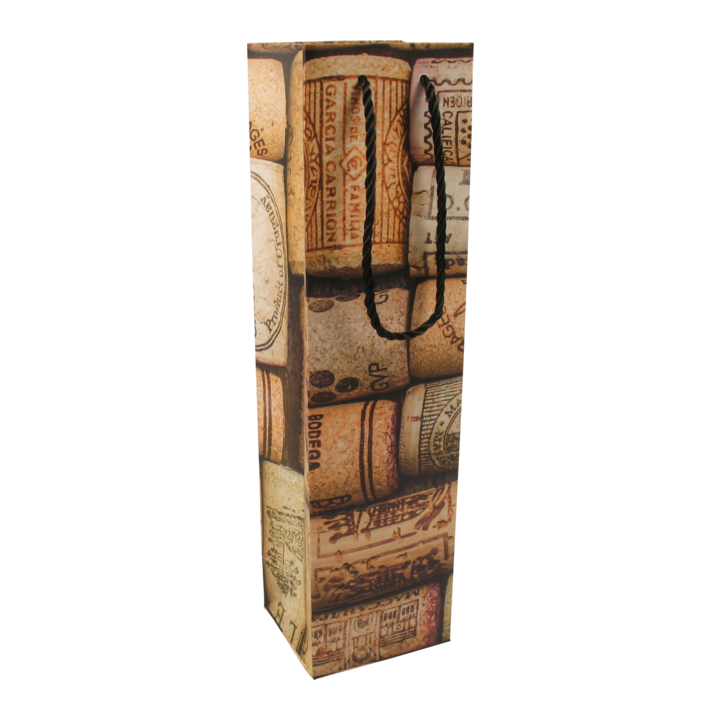 Wijnfleszak, Kurk, 8x41x10cm (250st) - 0