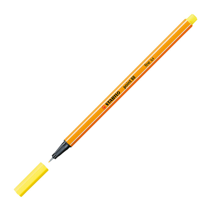 Fineliner stabilo 88/24 citroen geel(88/24) - 0