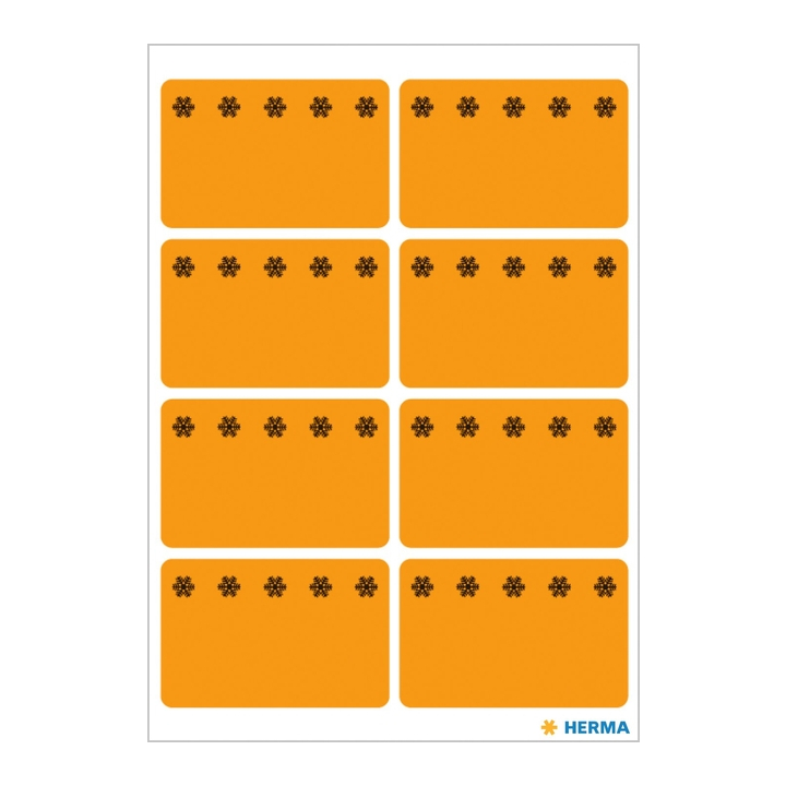 Etiket herma 3774 26x40mm diepvries oranje 48st - 1