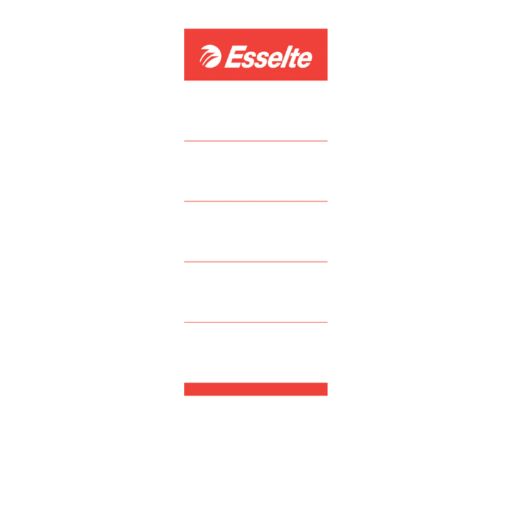 Rugetiket esselte 50x158mm insteek wit - 0