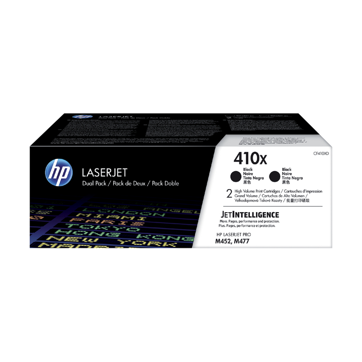 Tonercartridge hp 410x cf410xd 5.5k zwart(cf410xd) - 0