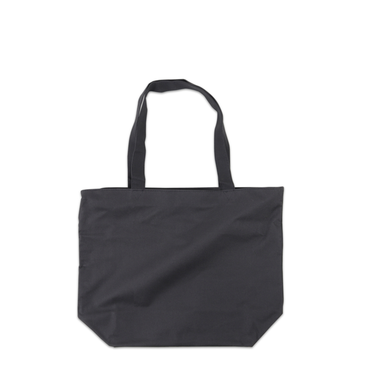 Strandtas, 40x35+2x7,5, nylon, zwart (25 stuks) - 0