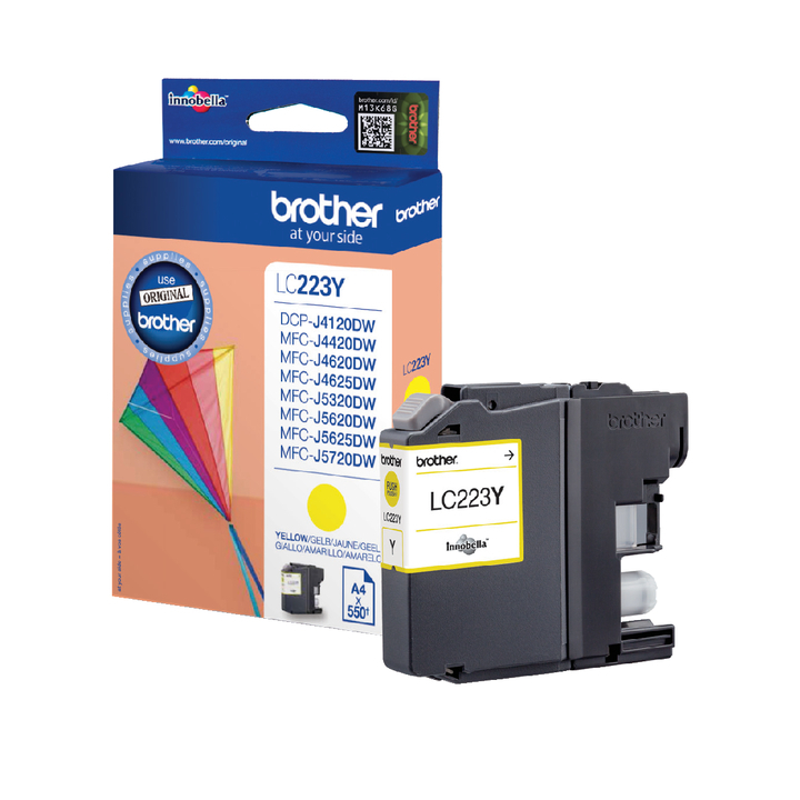 Inkcartridge brother lc-223 geel(lc223y) - 0